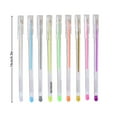 thumbnail image 2 of HJQEQVD Pens for Writing 10pc Creative Hand Account Special High Gloss Pen Small Fresh Color Painting Neutral Pen DIY Photo Album High Gloss Pen （10pc共10ml） Journaling Pens, 2 of 4
