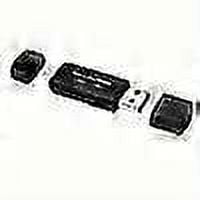 Lector de tarjetas de memoria 4 en 1 tipo C/USB A a ranura para tarjeta dual SD/Micro SD/SDXC/SDHC
