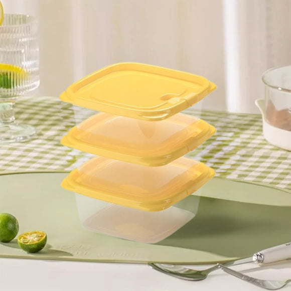 Glass Food Storage Containers Set for Fridge – 3 Small Clear Leakproof Containers with Locking Lids, Stackable Meal Prep Boxes for Leftovers, Sauces, Snacks, Lunch and Travel