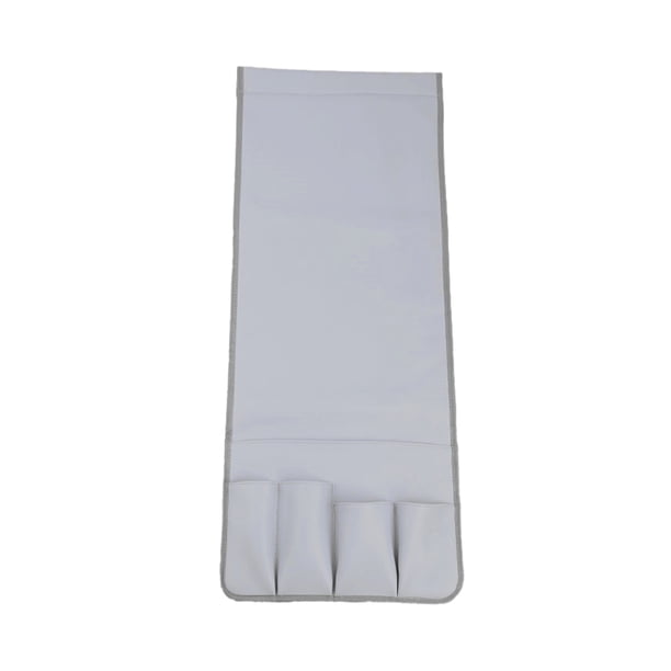 Moyic Bolsa colgante para sofá, organizador multifuncional y resistente al desgaste para un almacenamiento cómodo y elegante Decoración del hogar cuero gris claro