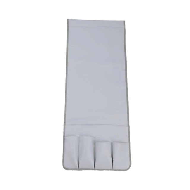Inteprter Bolsa colgante para sofá, organizador multifuncional y antideslizante para soluciones prácticas y que ahorran espacio Decoración del hogar cuero gris claro