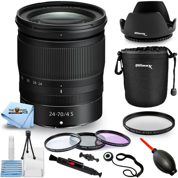 Nikon NIKKOR Z 24-70mm f/4 S Lens 20072 - Pro Bundle with Filter Kit ...