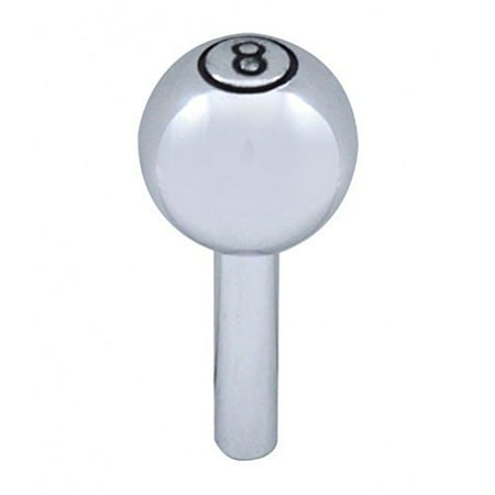Chrome Truck Balls (2) Classic Vintage Car Pickup Truck Large Chrome 8 Ball Door Locks Knobs Caps By United Pacific Ship from US ()