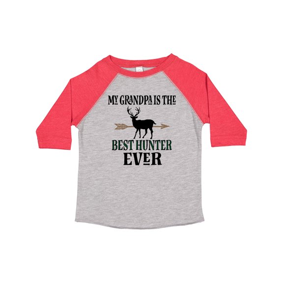 Inktastic Deer Hunting Grandpa Best Hunter Ever Boys Toddler T-Shirt