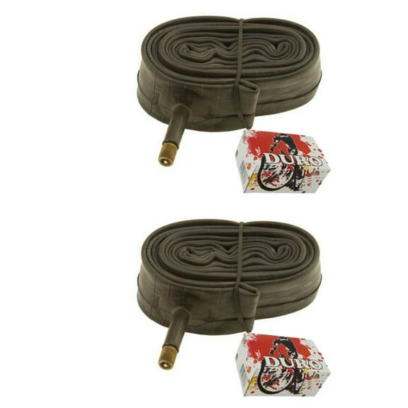 2 Duro Tubes 24" x 1 3/8" 27mm Standard American Valve. Set of Tube. Pair of Tubes. Two Tubes. bicycle tube, bike tube, trike tube