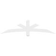 thumbnail image 2 of 72"W x 18"H x 2"D x 4"F, 6/12 Pitch, Alberta Architectural Grade PVC Gable Bracket, 2 of 8