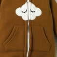 thumbnail image 7 of WUXIAN Toddler Boys Girls Autumn Winter Long Sleeve Cloud Bear Ears Jumpsuit Romper Baby Clothes Children Leisure Dailywear, 7 of 7