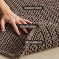 thumbnail image 3 of BULULOM Bathroom Rug - Herringbone Texture Absorbent Small Waffle Bath Mat, Ultra Soft Anti Non Slip Super Absorbent Quick Dry, achine Washable,16"*24" Taupe, 3 of 11