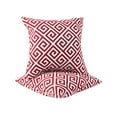 thumbnail image 5 of 2 Pack Outdoor Throw Pillows, Waterproof & Fade-Resistant Patio Cushions for Garden, Porch, Poolside Furniture - Soft Cotton Pillow Covers (18x18 Inch, Red), 5 of 6