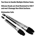 thumbnail image 4 of Oneida® Set of 2 Stainless Steel Locking Tongs, 4 of 5