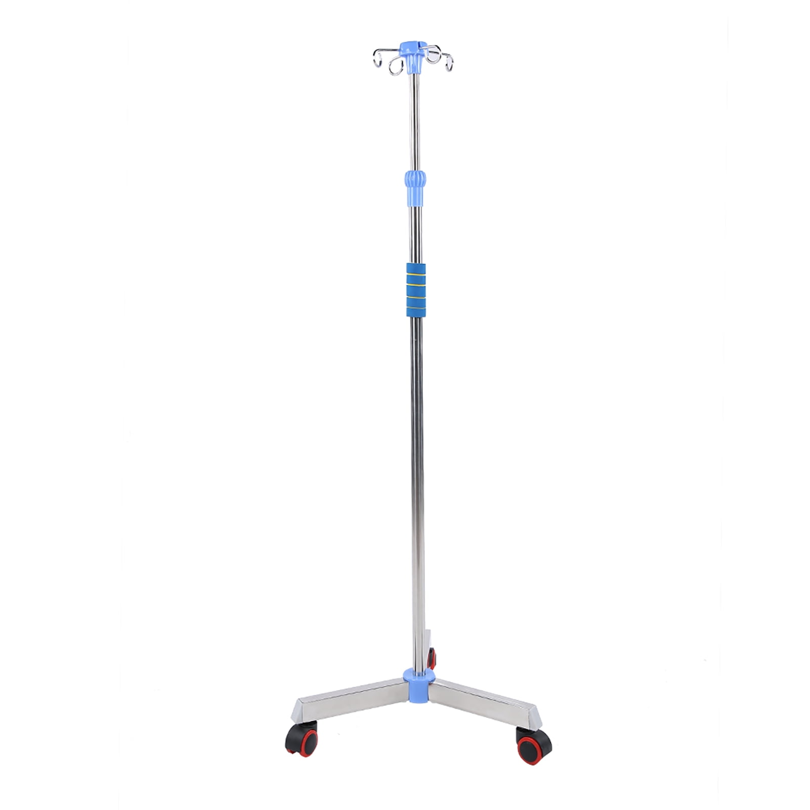 Height Infusion Stand, Removable Top Iv Pole With Wheels, For Community