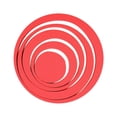 thumbnail image 1 of 3D Circles Ring Wall Stickers Room Wallpaper Home Decor, 1 of 8