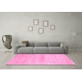 thumbnail image 3 of Ahgly Company Indoor Square Abstract Pink Modern Area Rugs, 4' Square, 3 of 4
