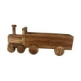 thumbnail image 2 of Train Flower maceta decorativa maceta decoración del hogar resistente contenedor de flores maceta de madera para sala de estar jardín hogar, 2 of 9