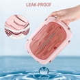 thumbnail image 4 of 1200ML Lunch Containers for Adults, LeakProof Lunch Box with Utensils, BPA Free, 3 Compartment Bento Box Microwave Safe, 4 of 7