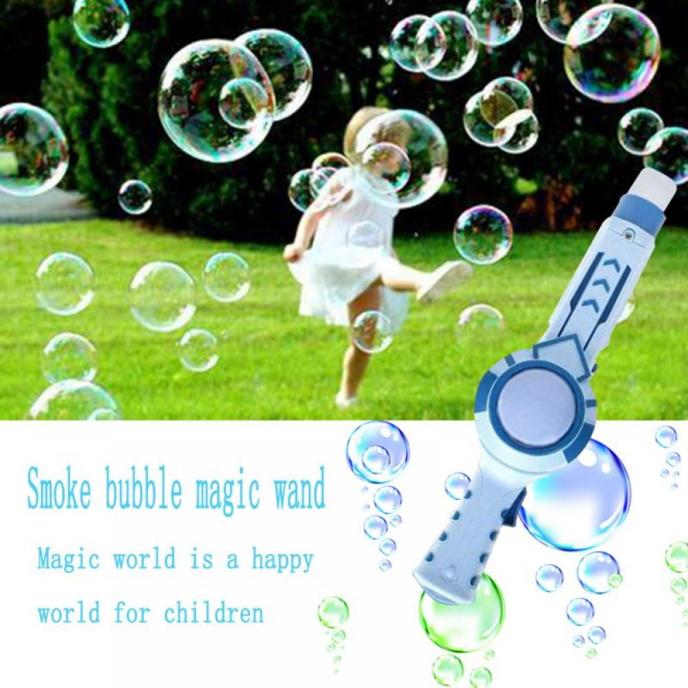 Elastic Bubble Machine Wand Electric Bubble Gunblue Bubble Fish