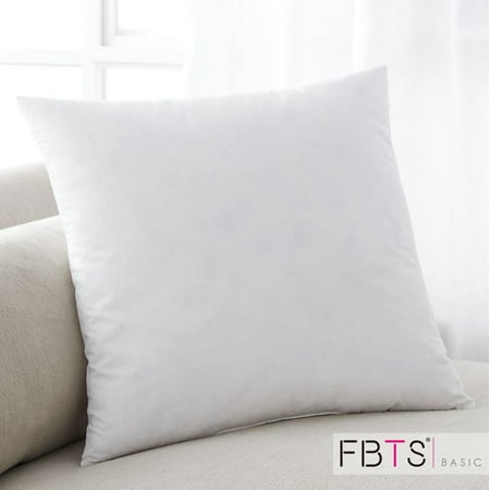 Fbts Basic Pillow Insert 1 Pack 18x18 Inch Square Sham Stuffer