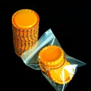 100pcs 1'' Flat Linerless Double Sided Painted Flattened Bottle Caps Craft #13