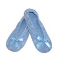 thumbnail image 2 of Isotoner Pantoufles Ballerines Brodées en Éponge (Femmes), 2 of 4
