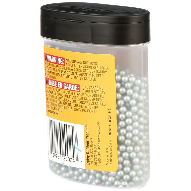 ◆ Milky Bear Daisy Precision Max 0.177 Caliber 2,400 Count BB Zinc Plated