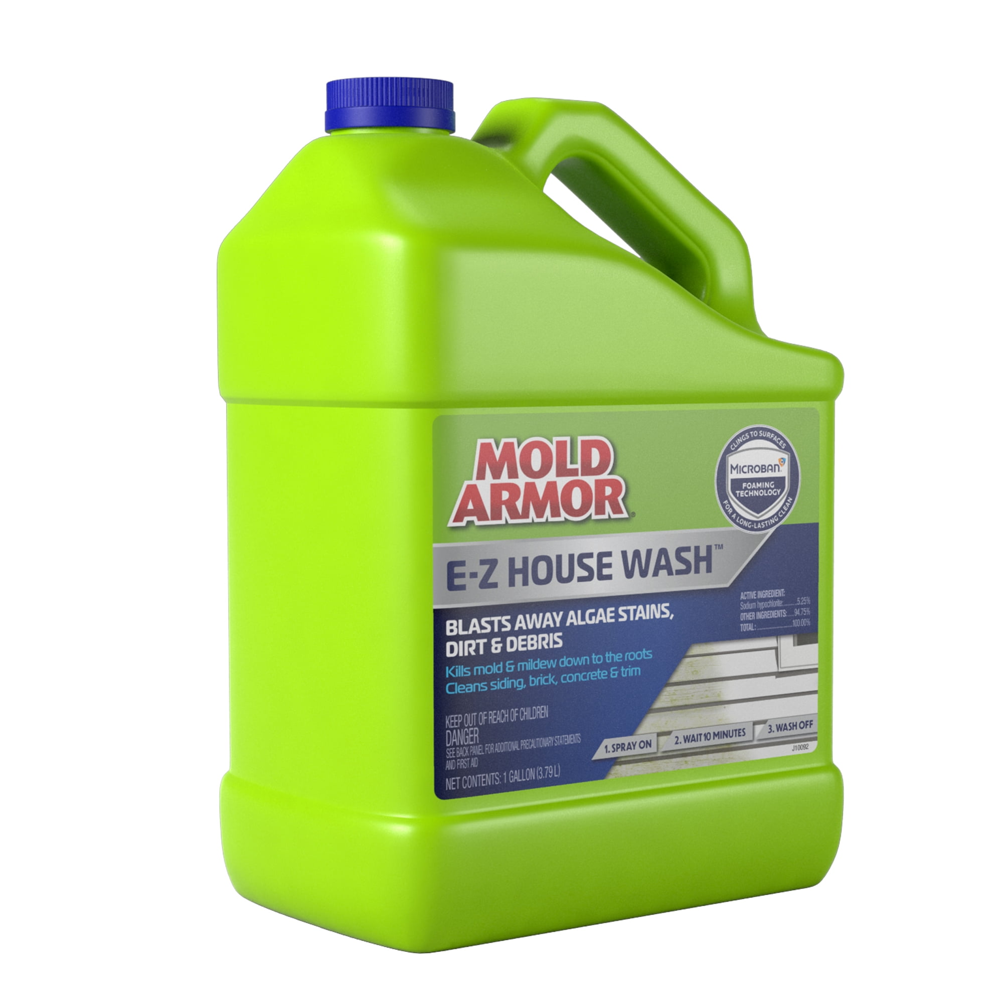 (2 pack) Mold Armor E-Z House Wash for Exterior Cleaning, 1 Gallon
