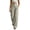 Gray, variant on DeHolifer Women's Pants High Waist Casual Solid Color Straight Leg Work Business Dressy Pants Black L