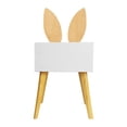thumbnail image 3 of Buro Mesa Noche Blanco Conejo Recamara Niño Bebe Luz Led Mdf Mate Blanco, 3 of 5