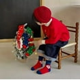thumbnail image 3 of 5 Pairs Toddler Socks for Boys & Girls – Soft Cotton Baby Socks for Ages 1-3 Years, 3 of 3