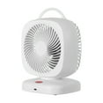 thumbnail image 2 of Ovzne 8-Inch USB Charging Fan with Light Sound - 2000mAh Battery, 5-Speed Adjustable, Super Silent (≤37dB) Brushless Motor Fan for Students, Office Home Use, 2 of 6