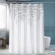 thumbnail image 1 of Billuyoard Cortina de baño blanca elegante y moderna, fácil de instalar, fácil de limpiar, cortina de ducha para baño, impermeable Juegos de accesorios de baño, 1 of 6