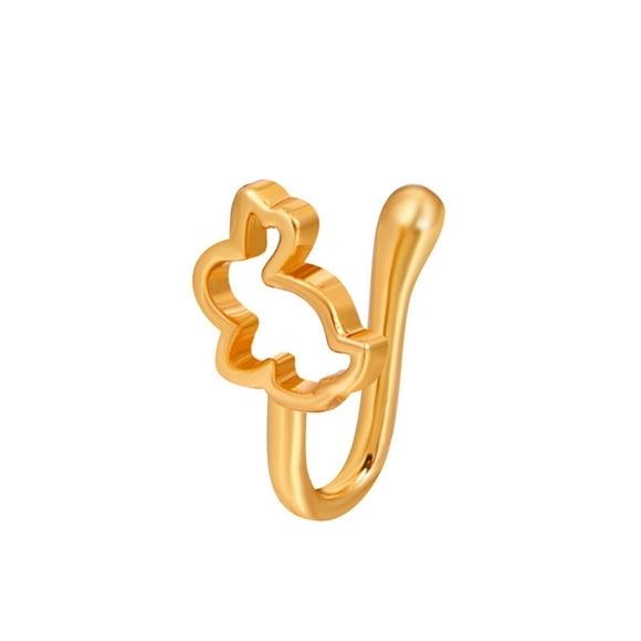 HOARBOEG Nose Jewelry for Women Fashion Clip On Nose Rings for Women Non-Pierced Nose Hoop Ring Adjust Nose Cuff