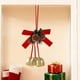 thumbnail image 5 of Adorno Colgante de Campanas Navideñas con Lazo de Terciopelo Rojo de Hierro, Decoración Navideña de 30 X 23 Cm | Cortina Festiva para Ventana | Decoración Colgante para Árbol de Navidad, Regalo para, 5 of 6