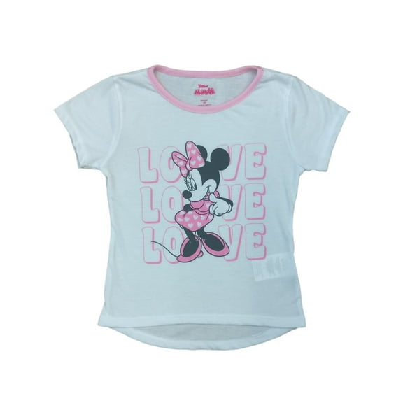 Disney Infant & Toddler Girls Minnie Mouse Love T-Shirt Valentines Shirt 12m