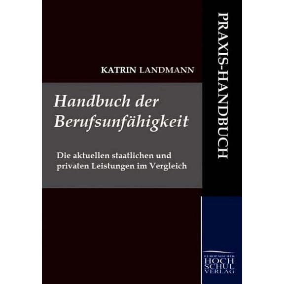 Handbuch der Berufsunfähigkeit (Paperback)