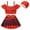 A, variant on Girls Descendants Princess Two Piece Ruffle Swimsuit Kids Bikini Set Swimwear Dress Up