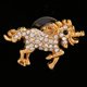 thumbnail image 5 of moda oreja caballo pendientes joyería regalos oro Sunnimix Unicornio Ear Stud, 5 of 8