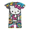 thumbnail image 5 of Hello Kitty Baby Boy Girl Romper Short Sleeve Cotton Bodysuit Outfits Jumpsuit Summer One Piece Clothes, 5 of 8