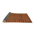 thumbnail image 2 of Ahgly Company Indoor Rectangle Checkered Orange Modern Area Rugs, 7' x 9', 2 of 4