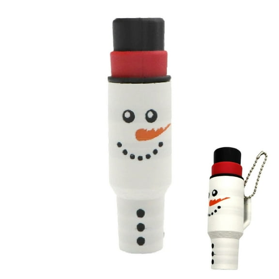 Orangide Mini Cup Key Chain Christmas Lipstick Holder for Women Girls Gift Idea Small Purse Accessory Holiday Stocking Stuffer Decoration