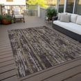 thumbnail image 6 of Addison Rugs Chantille Indoor/Outdoor Transitional Stripes Chocolate Washable Rectangle Rug, 2'6" x 3'10", 6 of 6