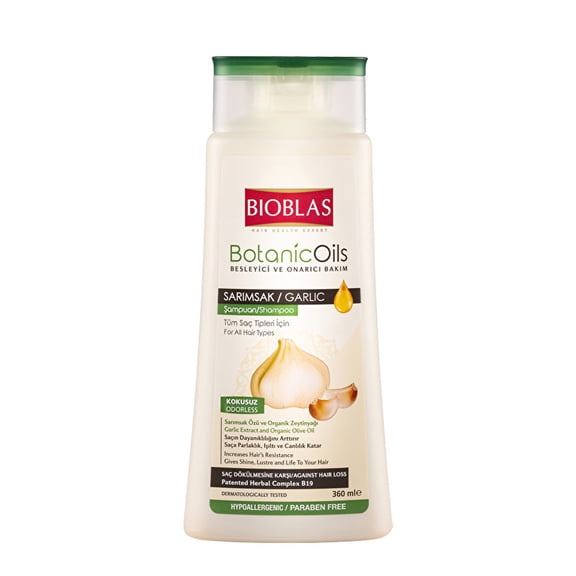 Bioblas Garlic Extract Effective Against Hair Loss Shampoo 360ml