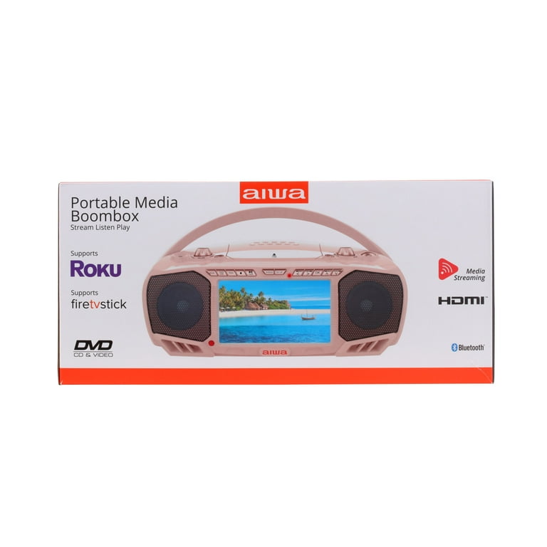 Aiwa Portable Boombox with 7