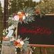 thumbnail image 5 of 2 piezas de flores de seda decorativas para puerta, arreglo floral, rosas artificiales Naranja, 5 of 9