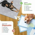 thumbnail image 2 of Improvia Washable Pet Pads for Dogs, Waterproof Reusable, 18 x 24 in, 2 Pack, 2 of 6