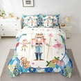 thumbnail image 2 of Feelyou Cartoon Nutcracker Twin Bedding Sets 7-Piece, Merry Christmas Bedding Comforter Set, Princess Fairy Tale Reversible Sheet Sets, Super Cozy Room Decor, 2 of 7