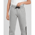 thumbnail image 3 of Real Essentials 3 Pack: Boys' Cotton Fleece Jogger Sweatpants - Active Athletic Youth Pants for Teens with Pockets, 3 of 6