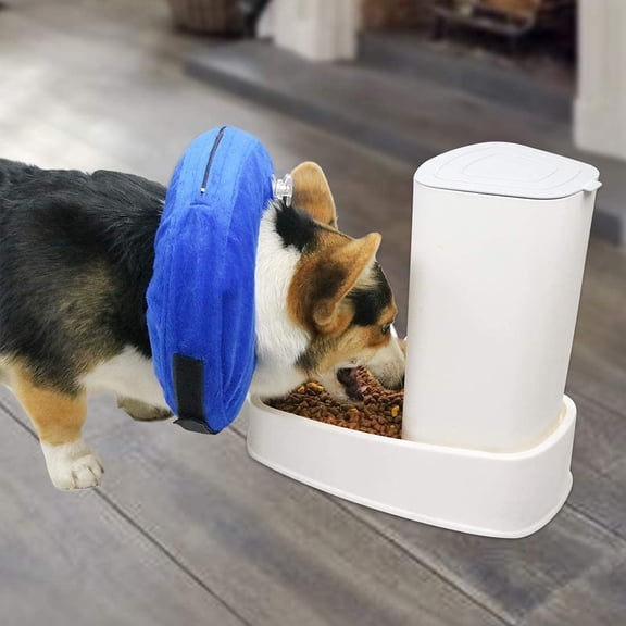 Inflatable Dog Cone Collar, Soft Cone for Dogs, Inflatable Neck Protective Recovery Collar for Large Dogs After Surgery, Blue, 1 Pack