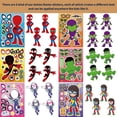 thumbnail image 4 of Super Hero Inspired Make-a-face Stickers,Spidey Make You Own Stickers DIY Cartoon Stickers for Party Decoration Party Supplies Laptop Luggage Notebook Stickers(24 PCS), 4 of 4