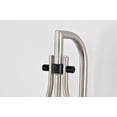 thumbnail image 3 of 60/7911 Nuvo Lighting Admiral - 1 Light Wall Sconce In Contemporary Style-15.38 Inches Tall and 6.5 Inches Wide-Matte Black/Brushed Nickel Finish, 3 of 20