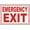 Warning Sign 2, variant on Emergency Exit Window Right Arrow Sign - 8"x12" Wall Decor for Home Kitchen Farm Garden Garage